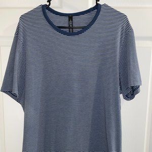 Lululemon Striped Short Sleeve T Shirt